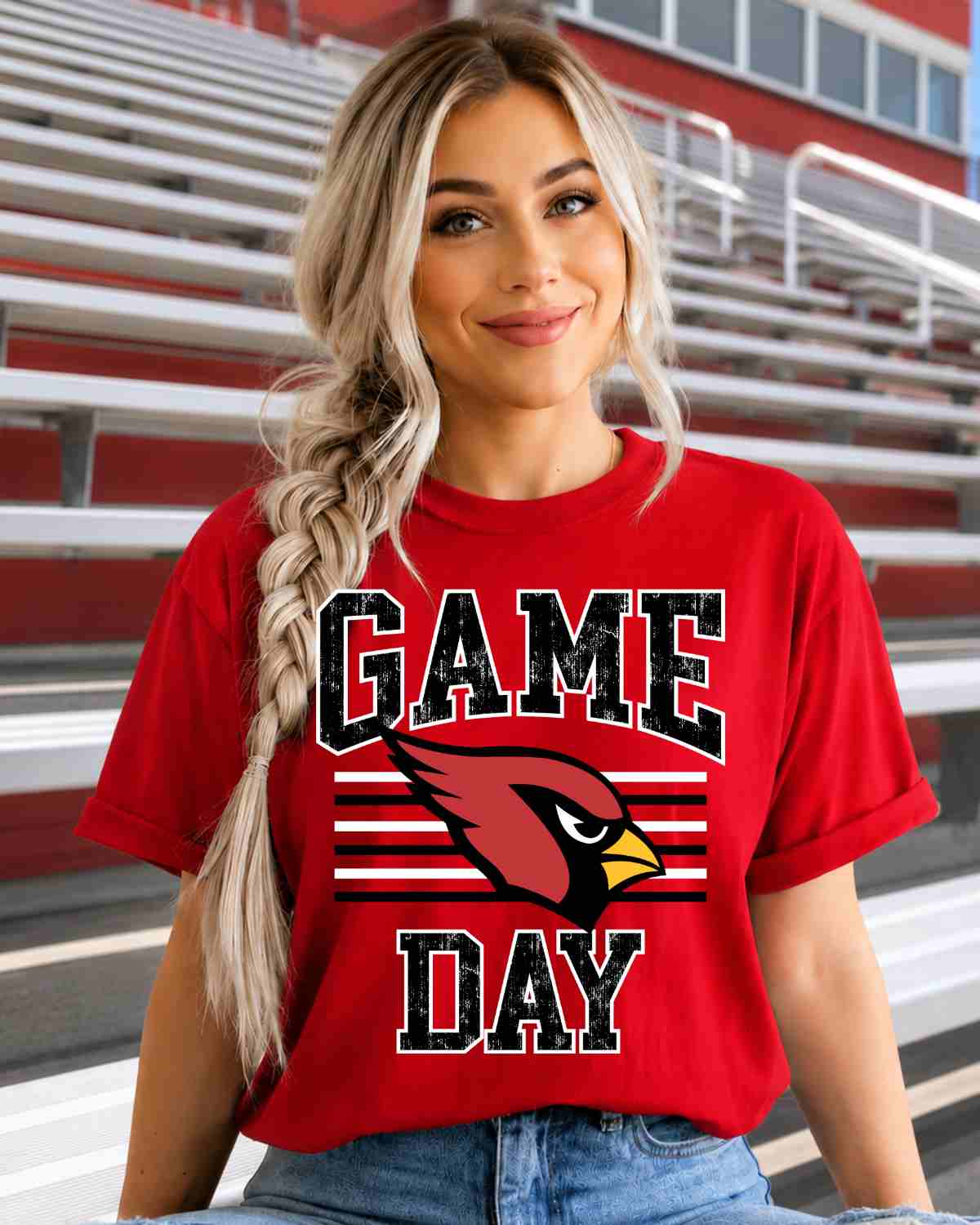 Game Day Cardinals Logo Shirt